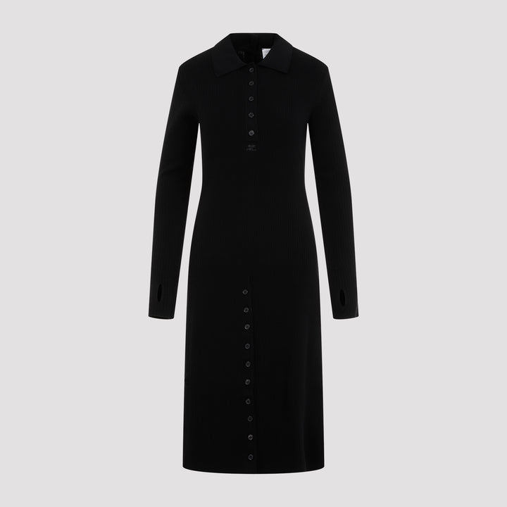 Courreges Midi dresses - Nero | 37919f89969a4a1ba12af2709fa67ff984231a39