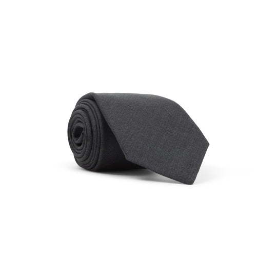 Dark Grey Wool Tie