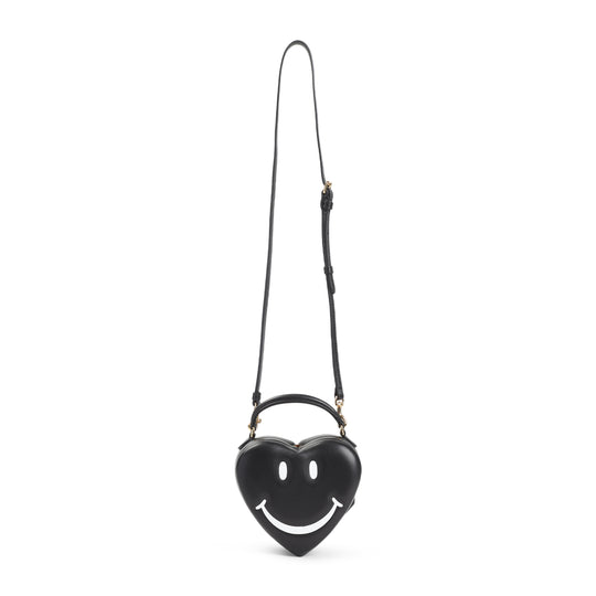 Black Smile Polypropylene Shoulder Bag