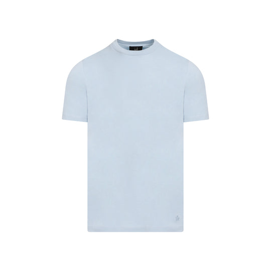 Light Blue Ad Insignia Cotton T-Shirt