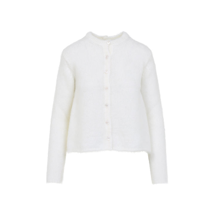 Loewe Cardigan - Bianco | 31bb0a0285c82299b3c20db5a59f58010e93a3ea