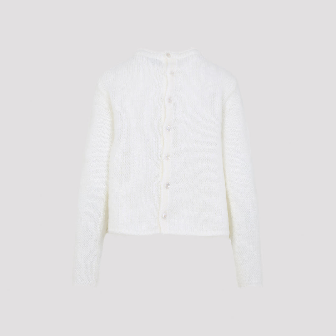 Loewe Cardigan - Bianco | 4abe2849a4f352a288d1b064a12f15ba1a1165b8