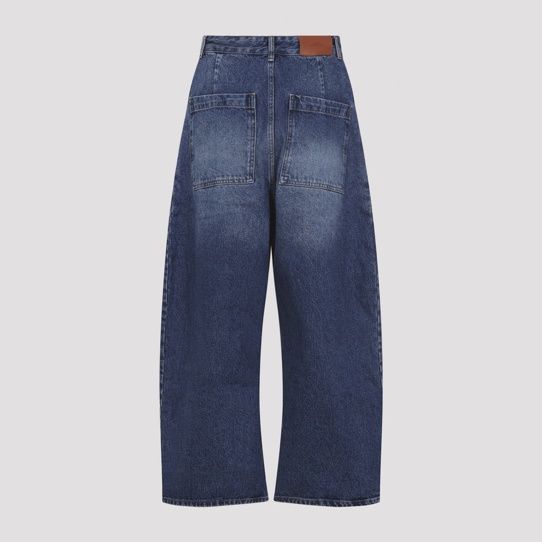 Studio Nicholson Wide leg - Blu | a5fa61ad45482a1dc74106aba72f5496b297cfbe