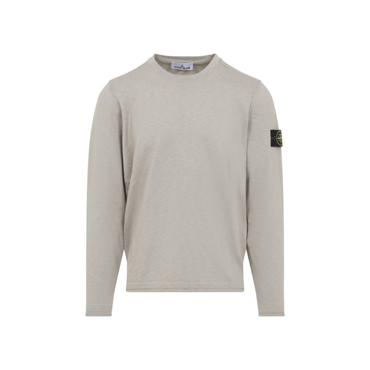 Desert Sand Cotton Crew Neck Pullover