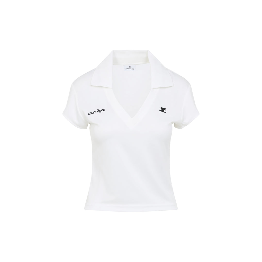 Courreges Polo - Bianco | 01240258300f82317ab480499da1089a1e44aa46