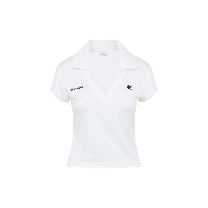 Courreges Polo - Bianco | 01240258300f82317ab480499da1089a1e44aa46