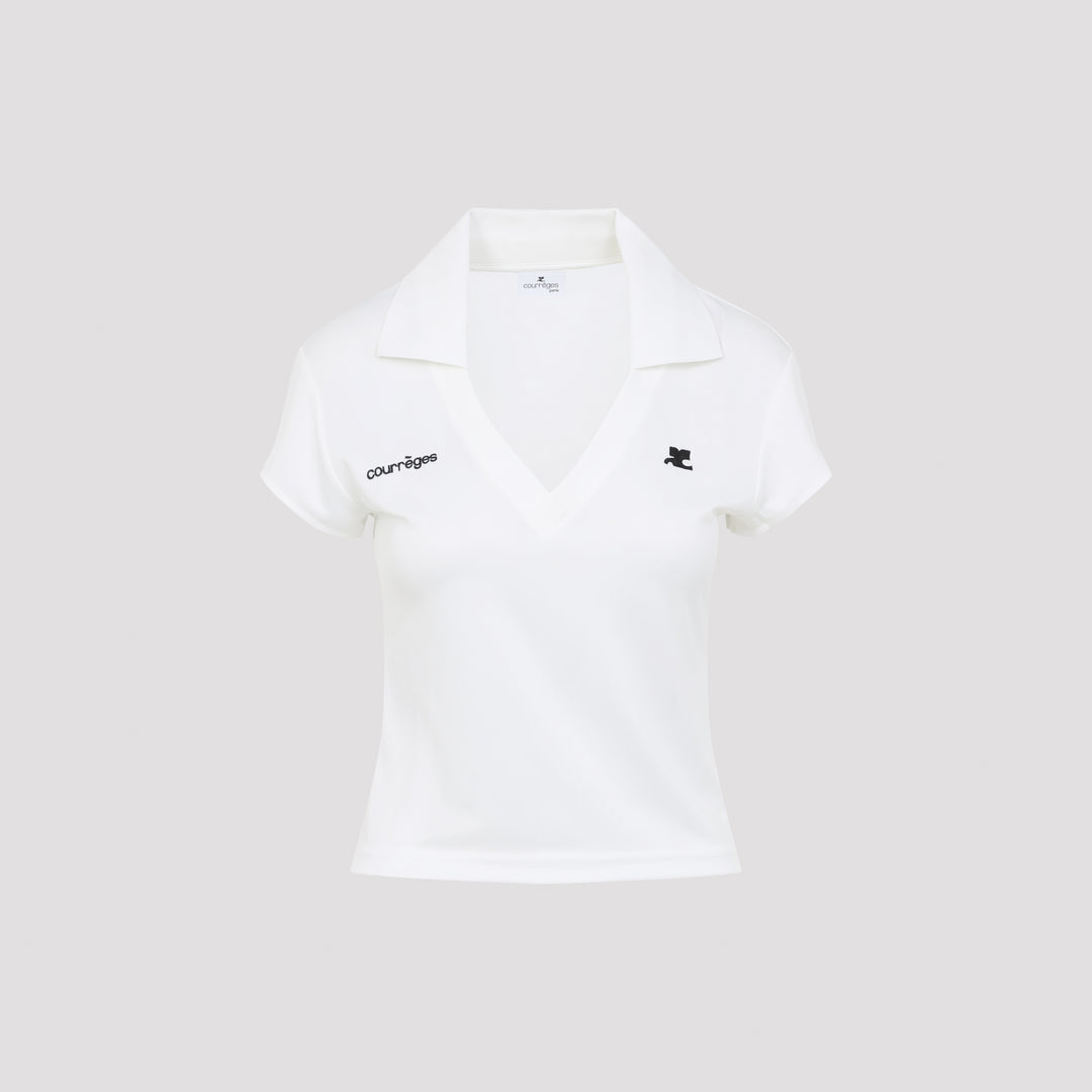Courreges Polo - Bianco | aa1e9ee5b925df30f4962741597f1e3044828f42