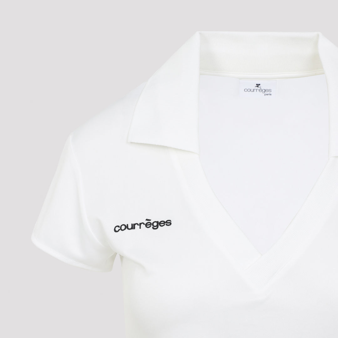 Courreges Polo - Bianco | bf25ea70fdcd70b75a822dc398777c1d6a284c05