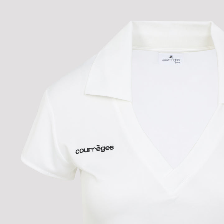 Courreges Polo - Bianco | bf25ea70fdcd70b75a822dc398777c1d6a284c05