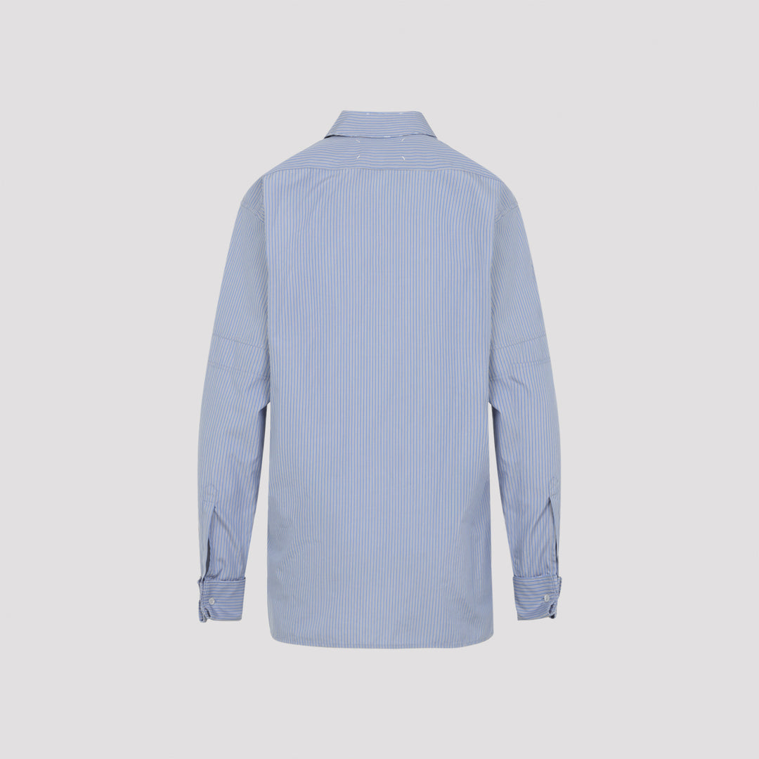 Maison Margiela Shirts - Blu | d35622597fac76573a68402769d19d67c7e9c680