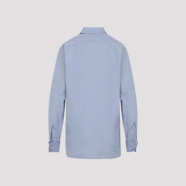 Maison Margiela Shirts - Blu | d35622597fac76573a68402769d19d67c7e9c680