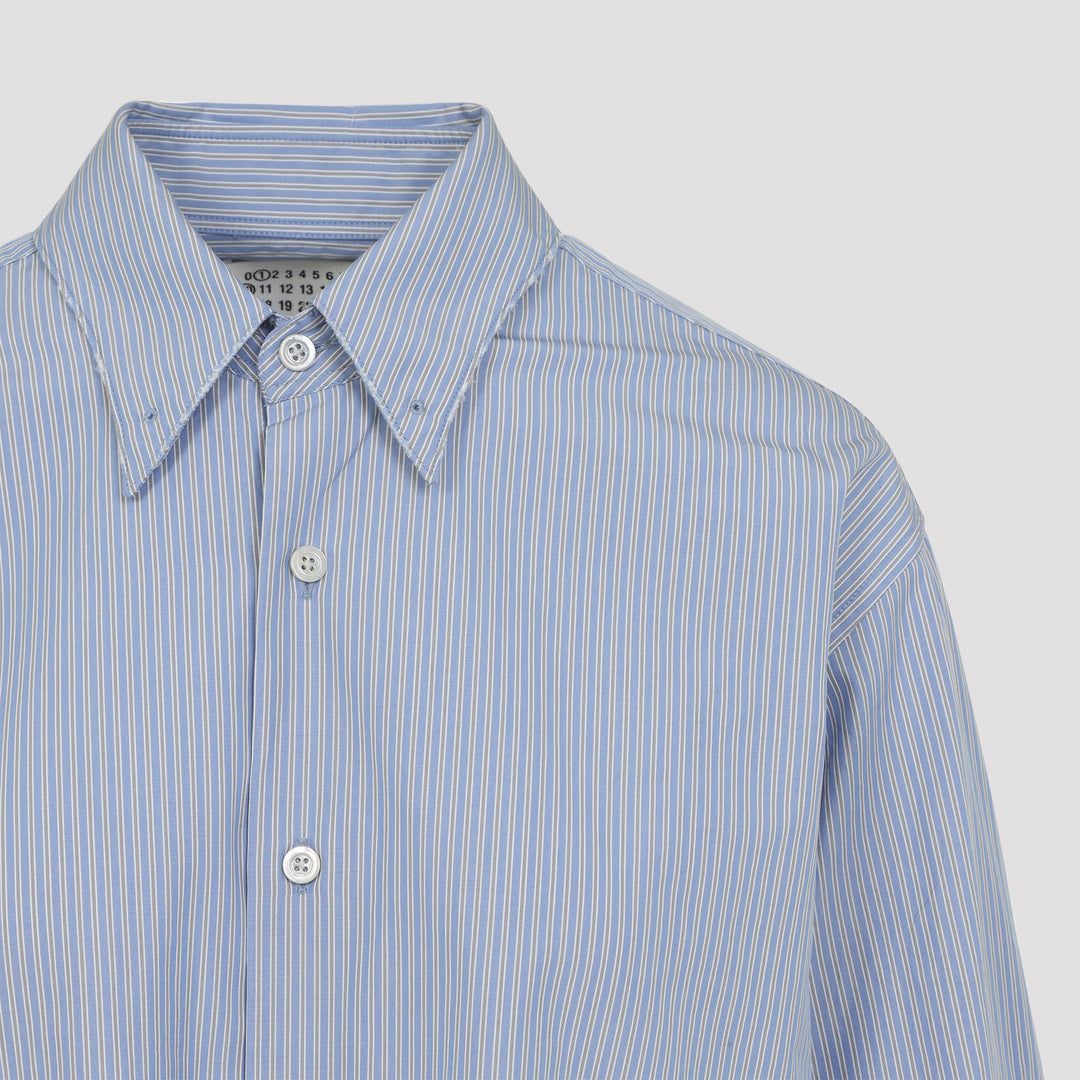 Maison Margiela Shirts - Blu | 1ac048cab48c9918fcd1abdb1a3db34798127e13
