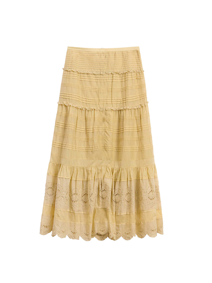 Marant Etoile Skirts - Light Ochre | 5ffd0d70482a2b72d840c6402d12ab1359eff6ec