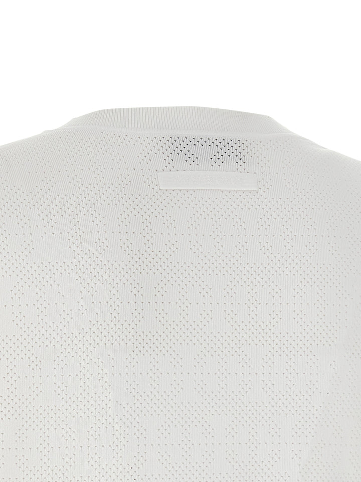 Tory Burch Pointelle Viscose Cardigan Maglioni - Bianco | 9534014a53ed1c932f3859346fcfd389b74bf3e4
