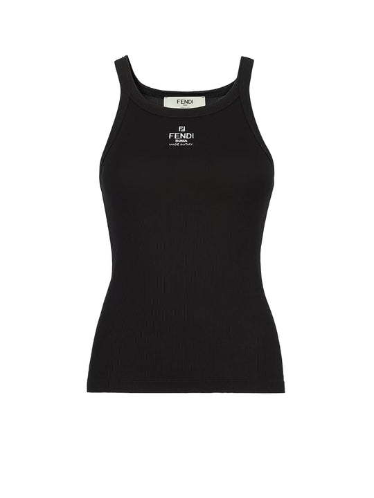 Ribbed Cotton Tank Top