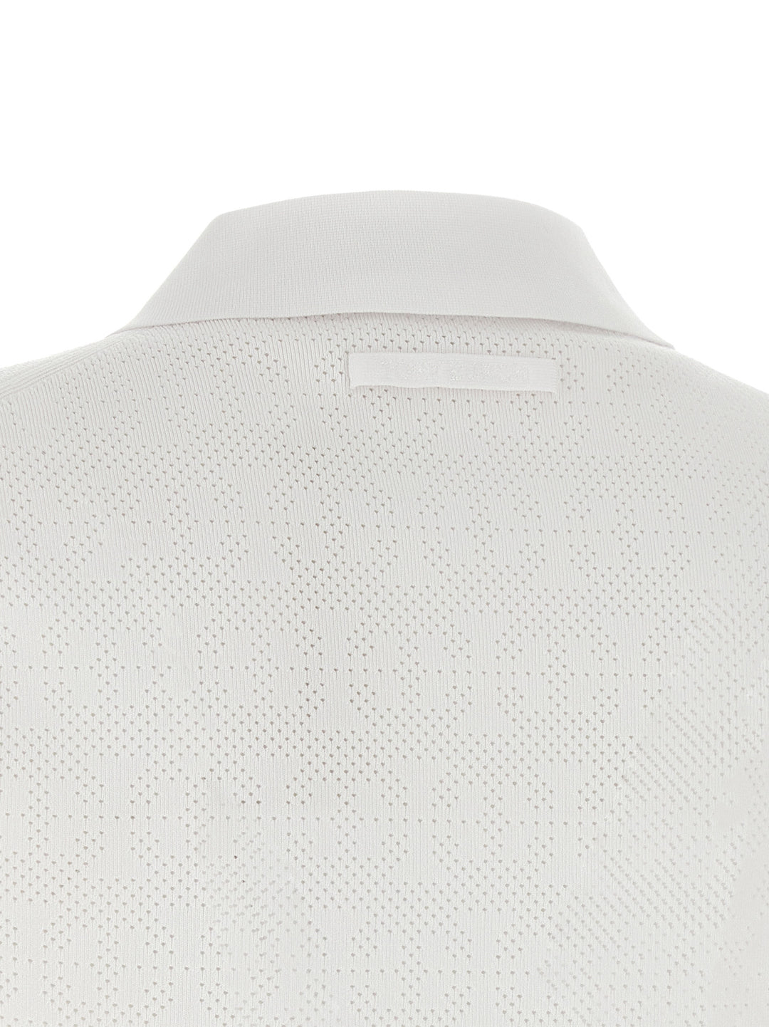 Tory Burch Pointelle Viscose  Shirt Polo - Bianco | 7806b587eb88a4f3c2baae551dd475066c9bc79c