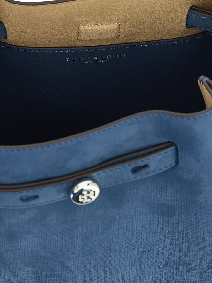 Tory Burch Romy Borse a Mano - Blu | 45cbec63c289630670ef9a19ae8306b0026929d4