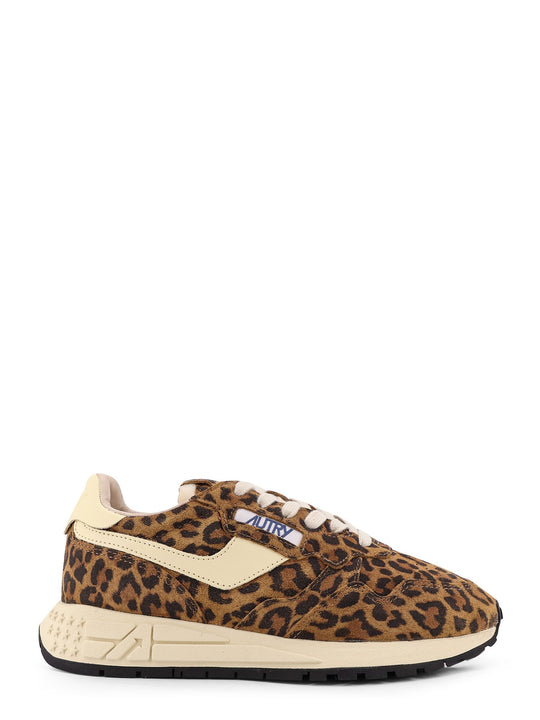 Reelwind Low Animal Print Suede Sneakers