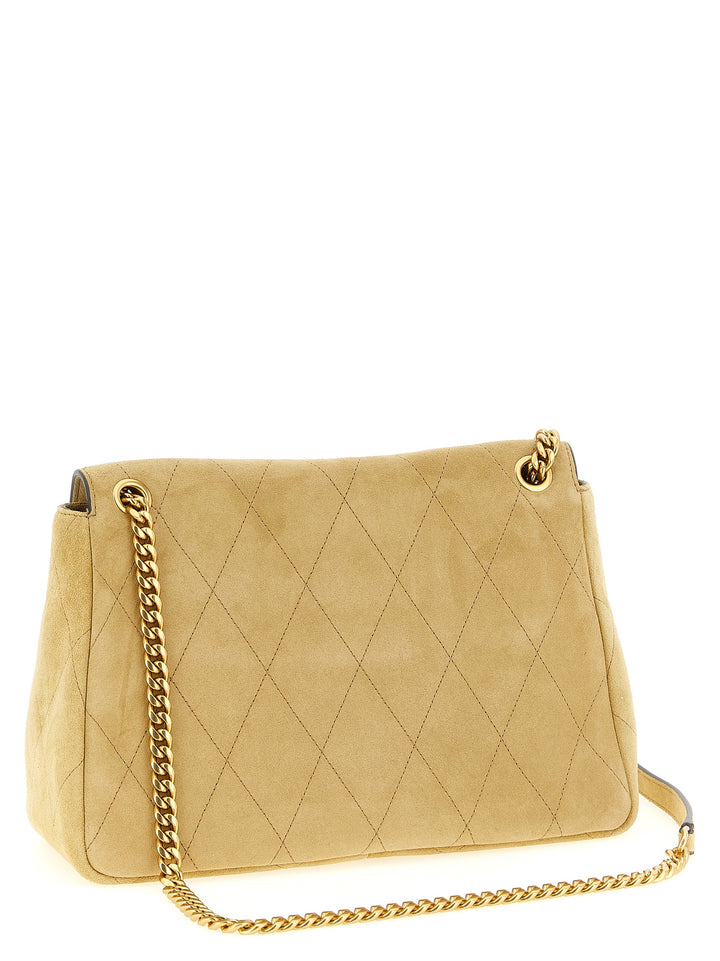 Tory Burch Charlie Borse a Spalla e Tracolla - Beige | 3dbf67e3796a591ba1562425f425b4c5458f9b7b