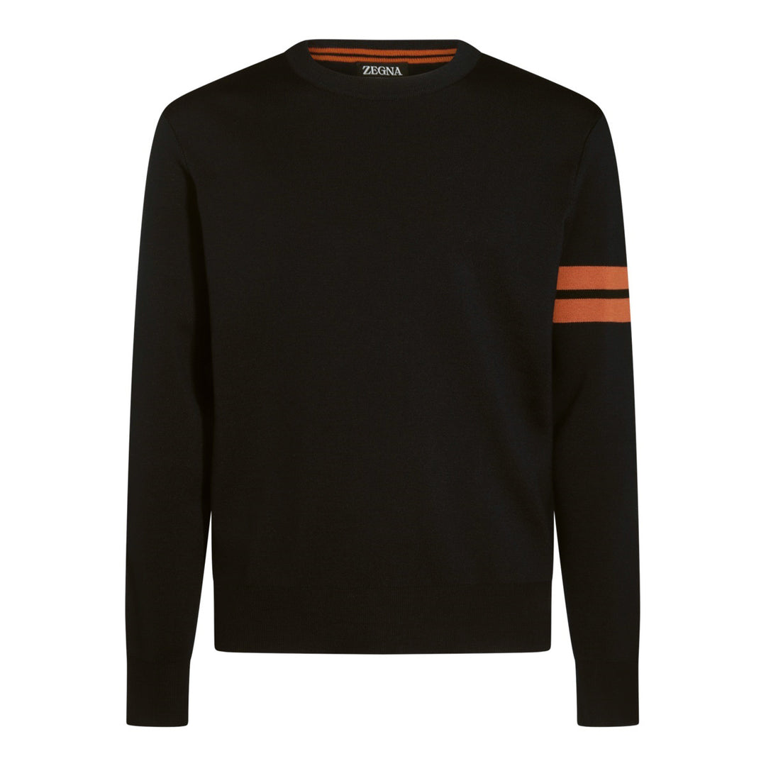 Zegna Sweaters - NERO | 95acf5c11e58d1ef8ea0a5a68c829f9ba152c493