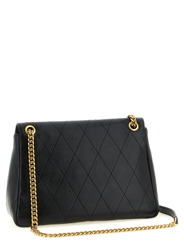Tory Burch Charlie Borse a Spalla e Tracolla - Nero | a2bf659b744aabfea5ba9cf4057d06195eeb1898