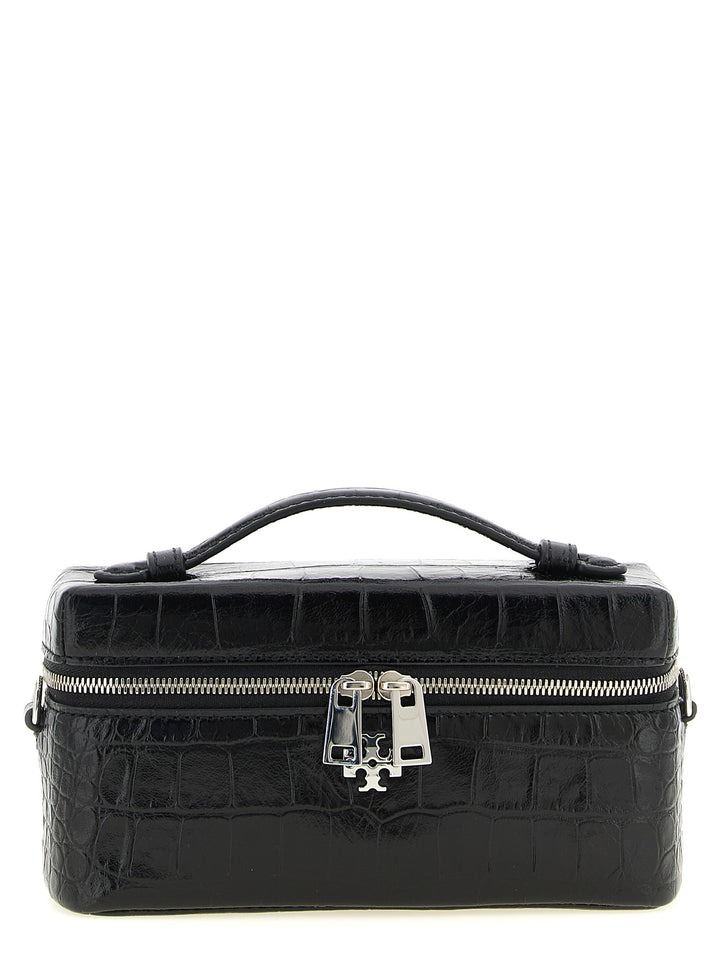 Tory Burch Charlie Borse a Tracolla - Nero | 3464c413ad5d928509b7224b43837f2eb26d9475