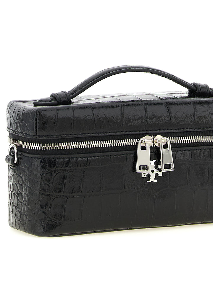 Tory Burch Charlie Borse a Tracolla - Nero | 71afcef9926cb41b86e88e8d8e9205dfa84c3e2b