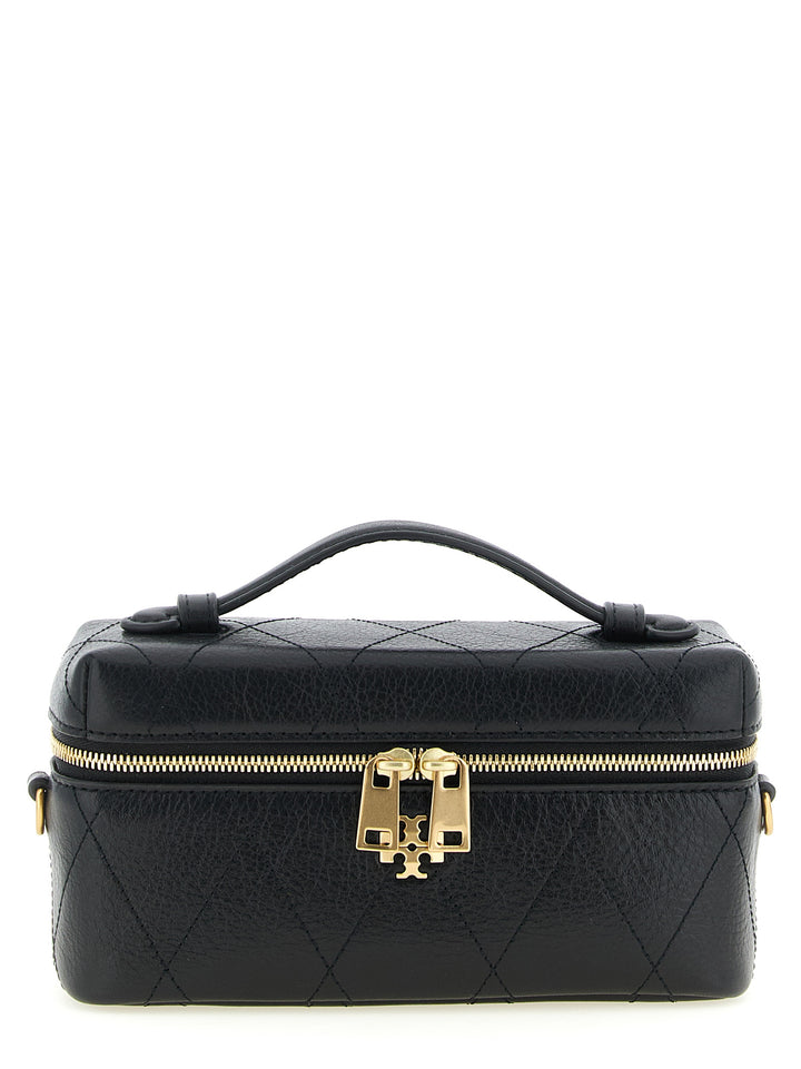 Tory Burch Charlie Borse a Tracolla - Nero | 2fa7aeeae917f38bc064a45c1c26a90a163c3b1a