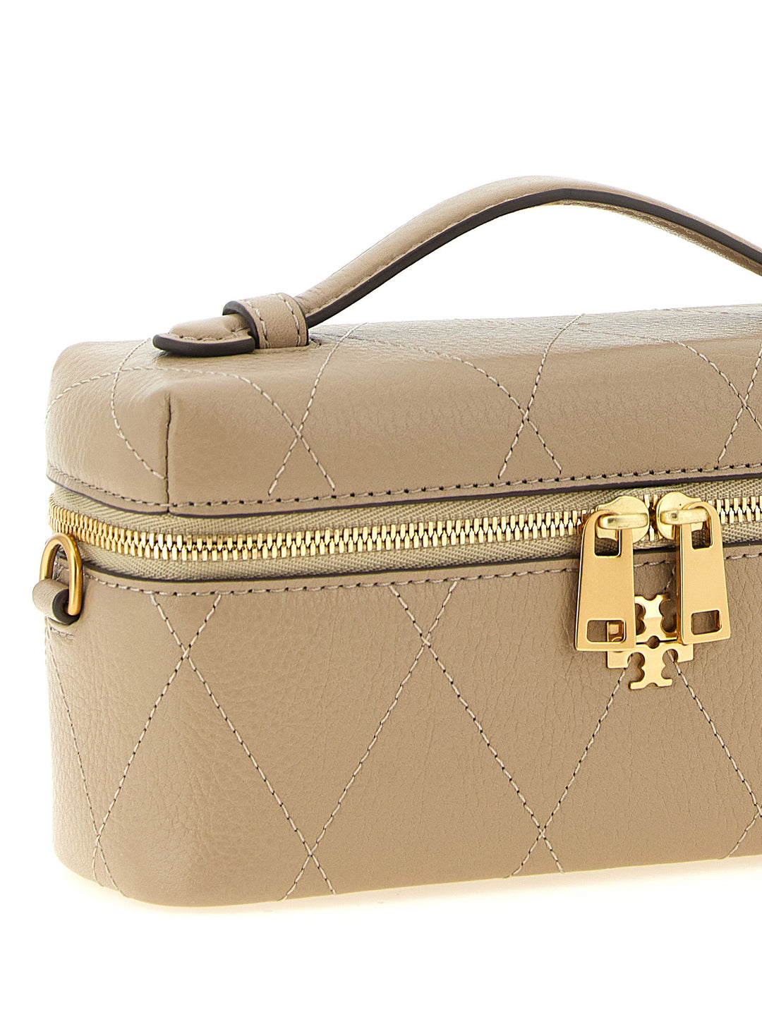 Tory Burch Charlie Borse a Tracolla - Beige | ee93bf3696b73d128c9da2caa4316062dea5f99a
