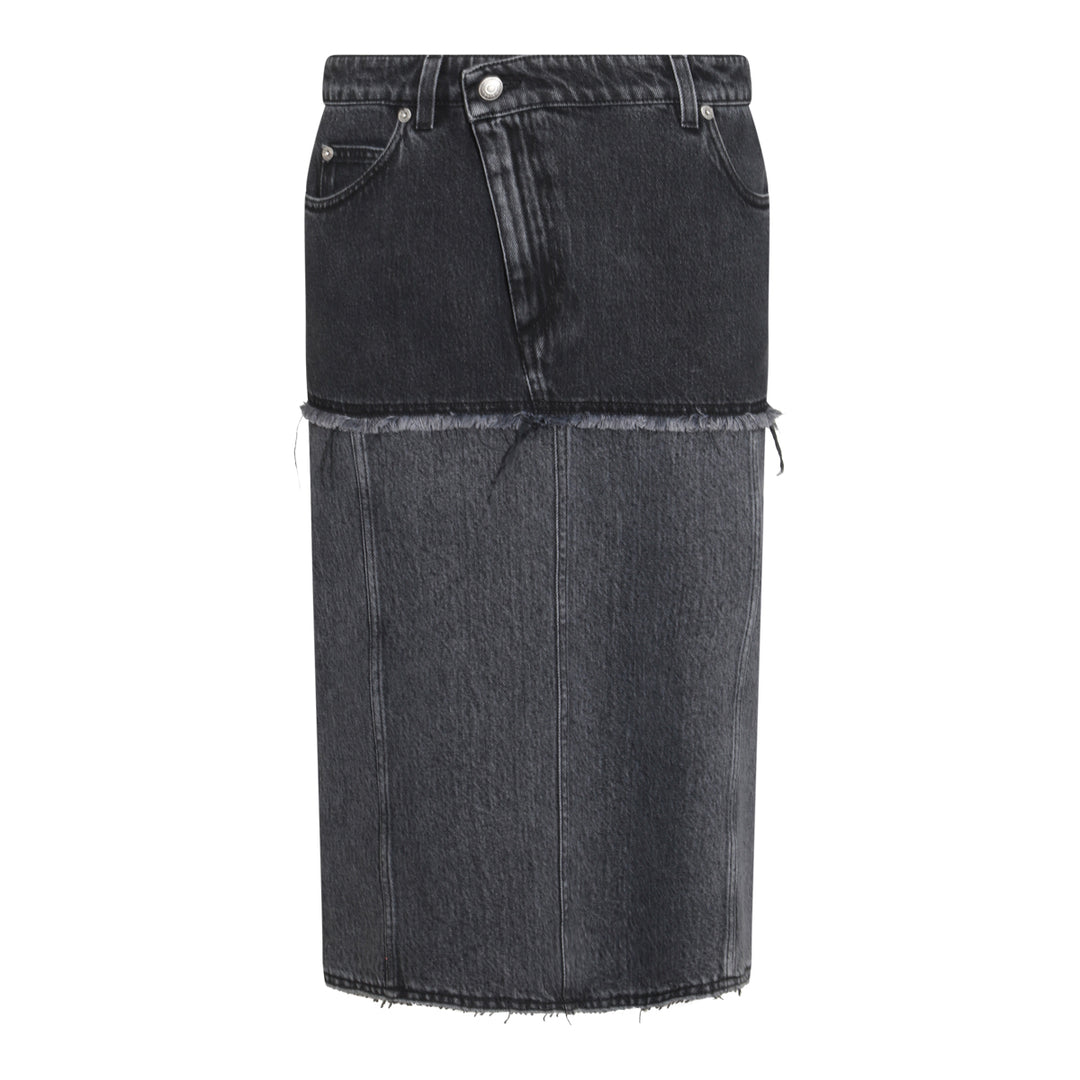 Alexander Mcqueen Skirts - BLACK STONEWASHED | 3d4f977b5a9200138d6e182a2929d4b4b6c3002f