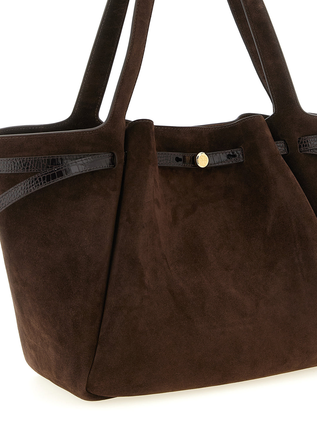 Tory Burch Romy Tote - Marrone | 7144d38433ebf69546ae6340dbdc5f2c4ffd6ec8