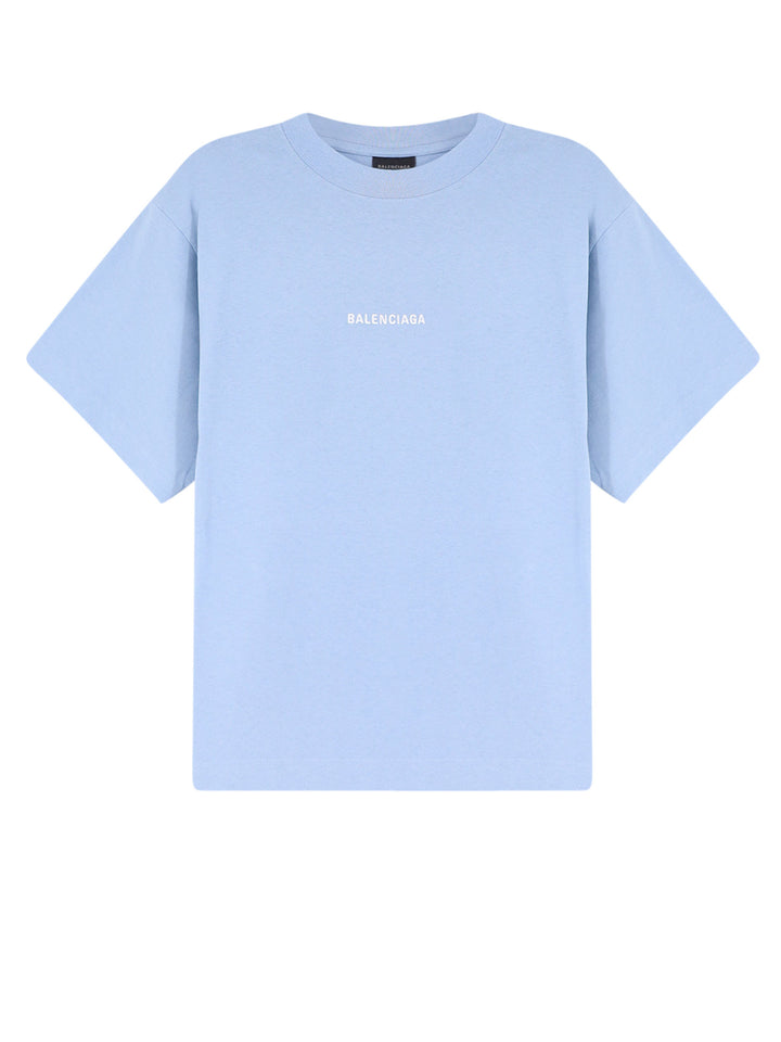 Balenciaga T-shirts and Polos - LIGHT BLUE/WHITE | d213244cf46f66a8fa248b9f2f1303a1cd2a3d18