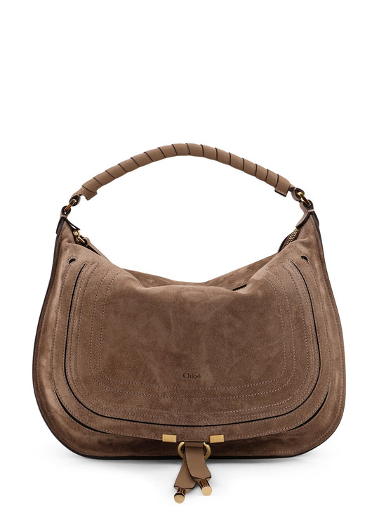 Marcie Suede Shoulder Bag