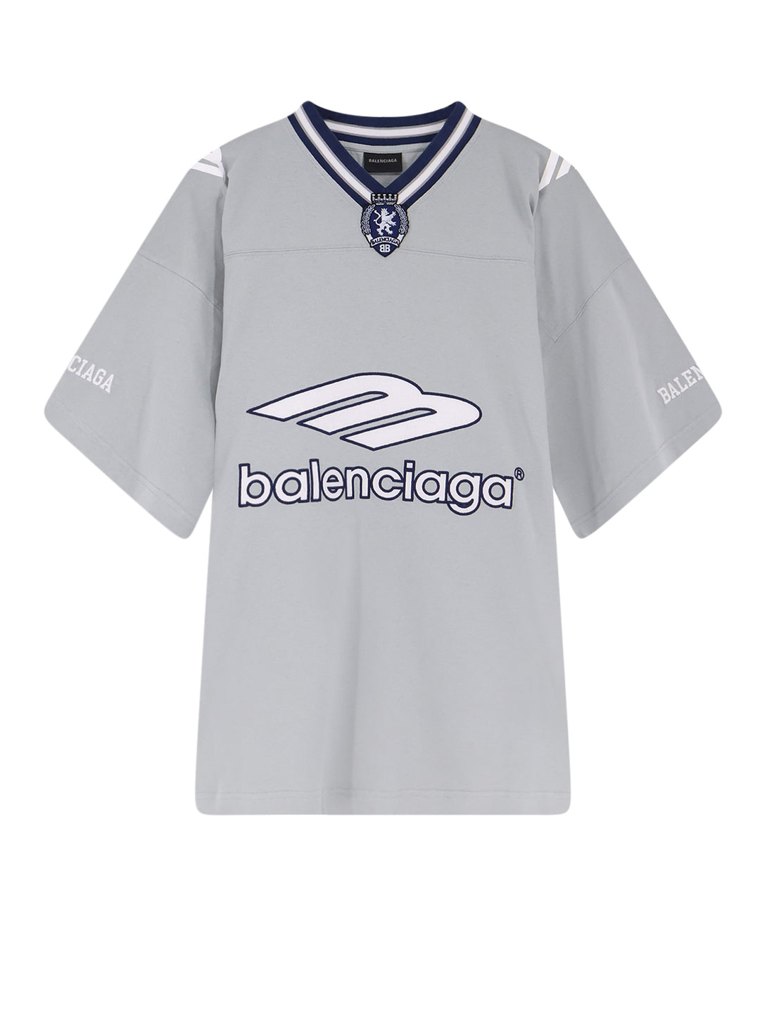 Balenciaga T-shirts and Polos - Grey/White | 9125d28bc341856c77edd0783788d6c76b4d9393