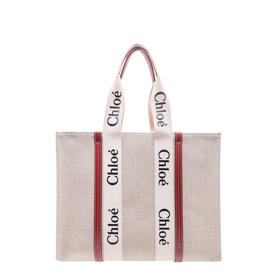 Woody Linen Shoulder Bag