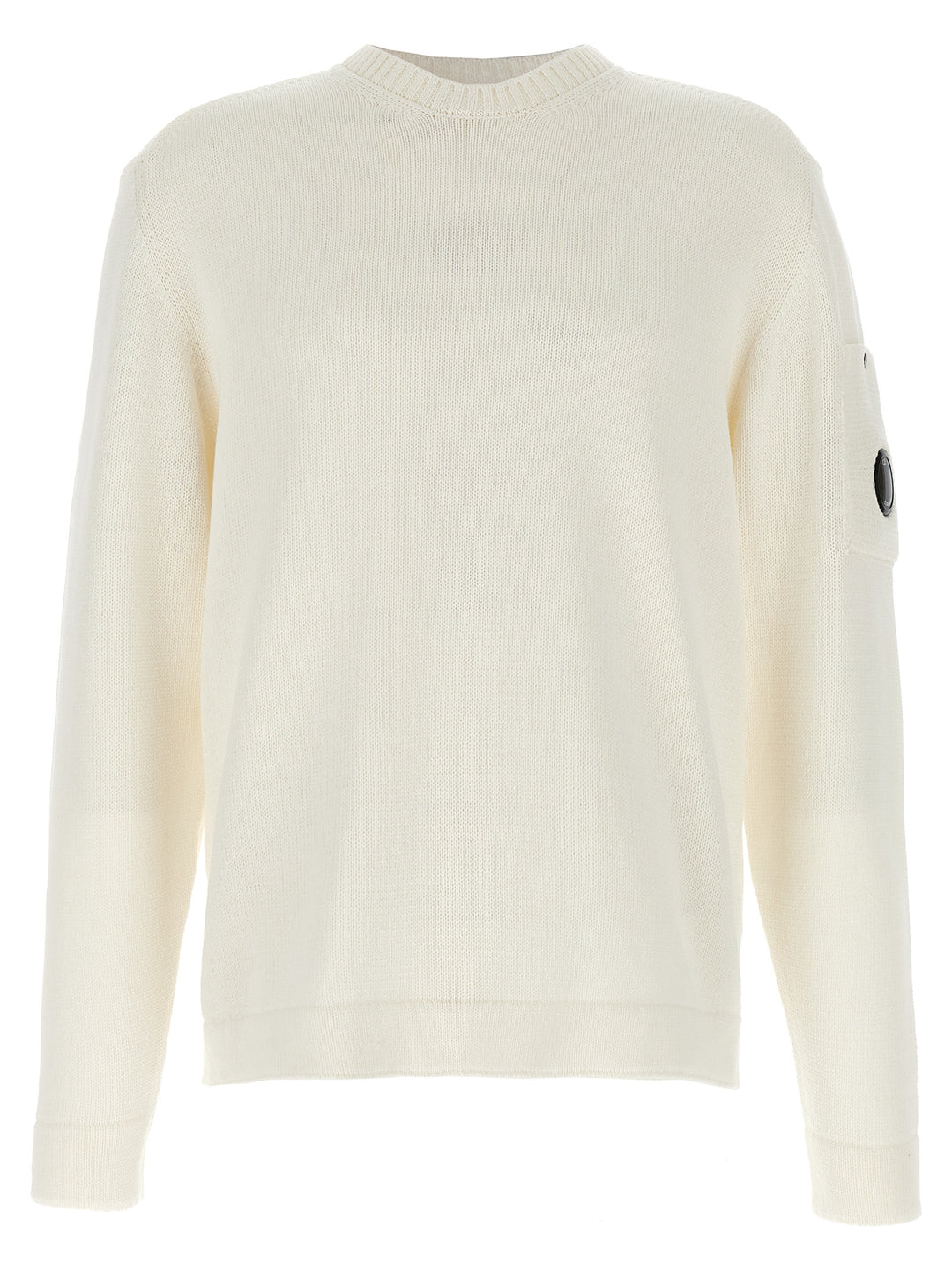 C.P. Company Mercerized Cotton Sweater Maglioni - Bianco | 5971d1ebed8cc906a807177cc24b49e0b2546984
