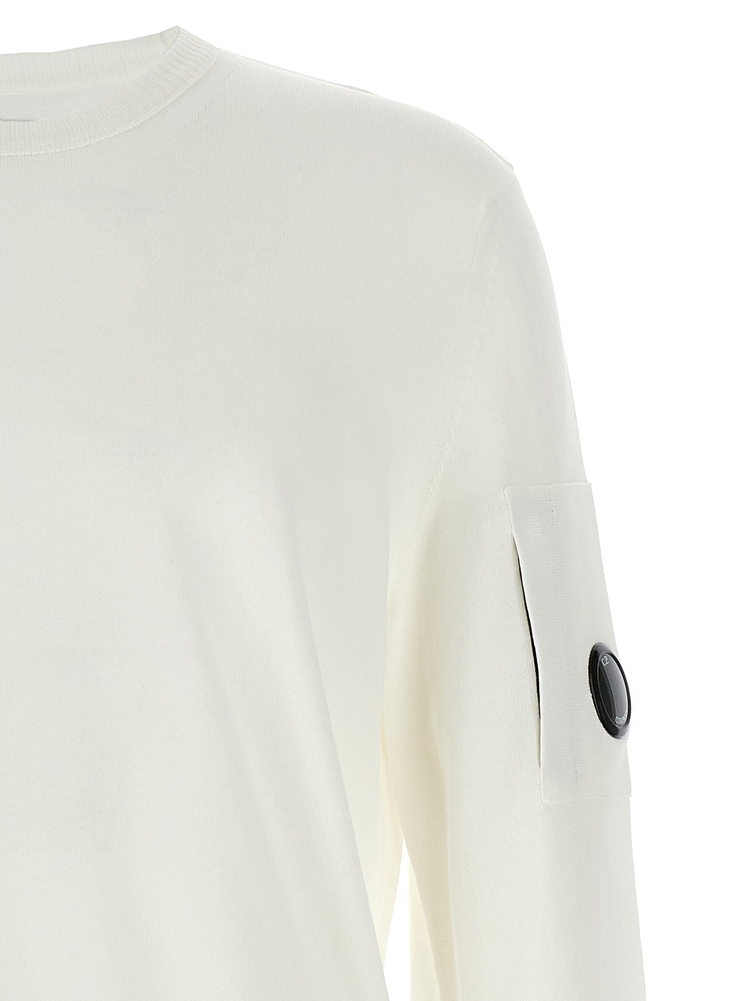 C.P. Company Cotton Sweater Fineness 12 Maglioni - Bianco | 2fd4b1aca59f7e9d87effcecc3ec79193ba47375