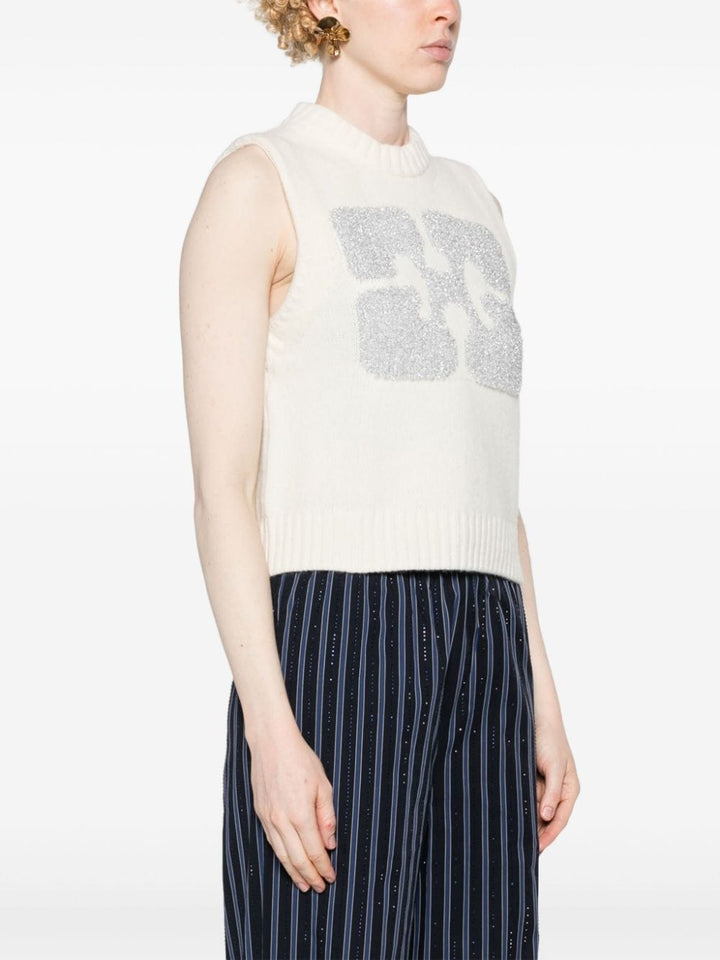 Ganni Sweaters - Light and natural | 68a1f9f56c0567df2420e1822f68f52540cf8a3f