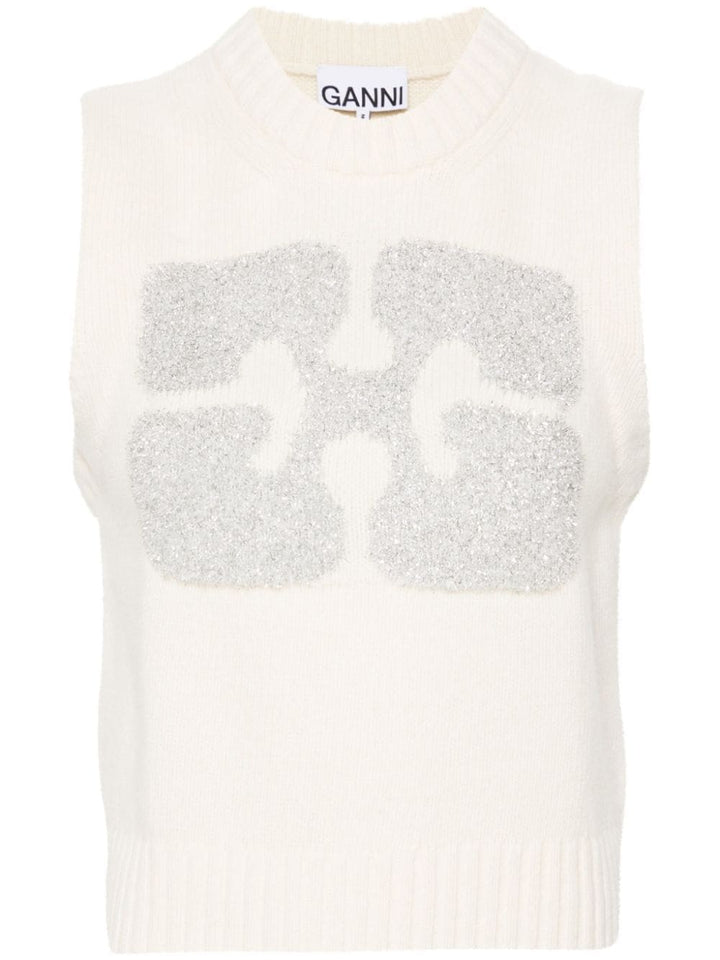 Ganni Sweaters - Light and natural | e433238ca80af91d6e60d0c4a405e1e009caca72