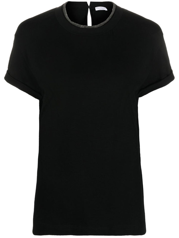 Brunello Cucinelli T-shirts and Polos - Neri e Grigi | 973bdd36ef0b6d3e2b4b593dae279a6aeb88ebdd