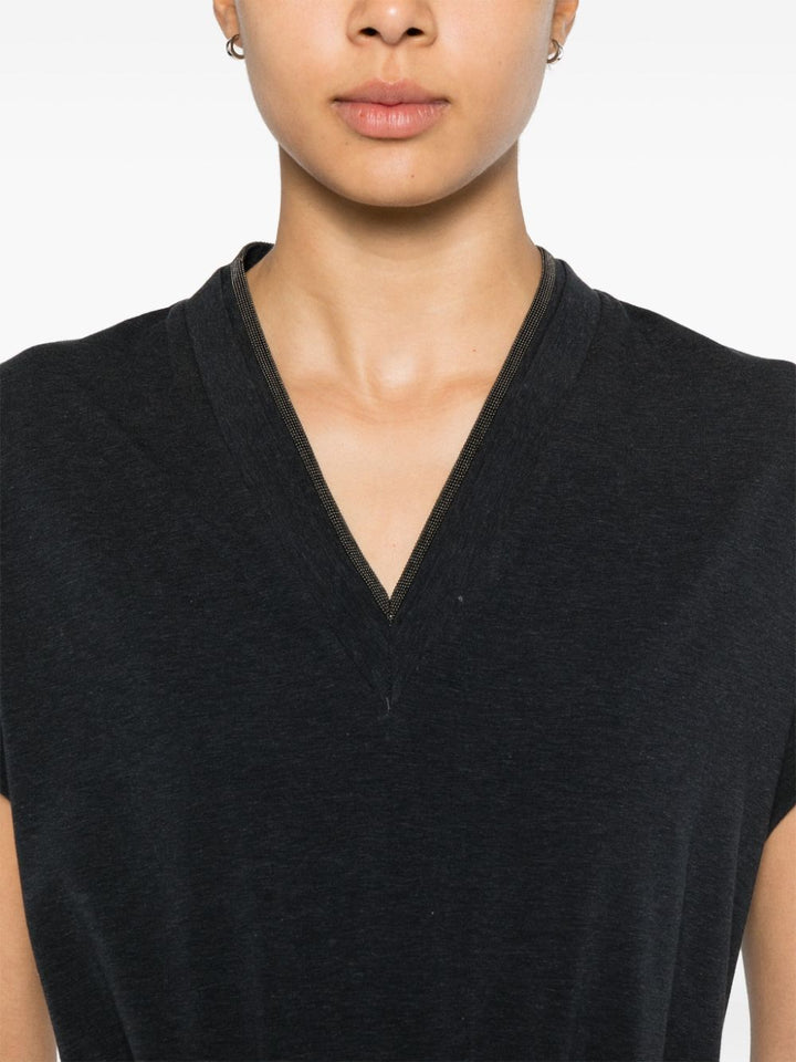 Brunello Cucinelli T-shirts and Polos - Neri e Grigi | 7b4216ace66d60596e5db16dc64e016141bf12a5