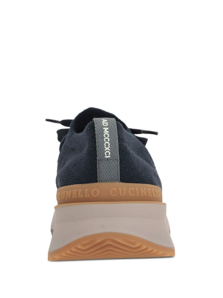 Brunello Cucinelli Sneakers - Blu e verdi | 34356bb06d011a180b6051ddd6bdcda828a2c2e3