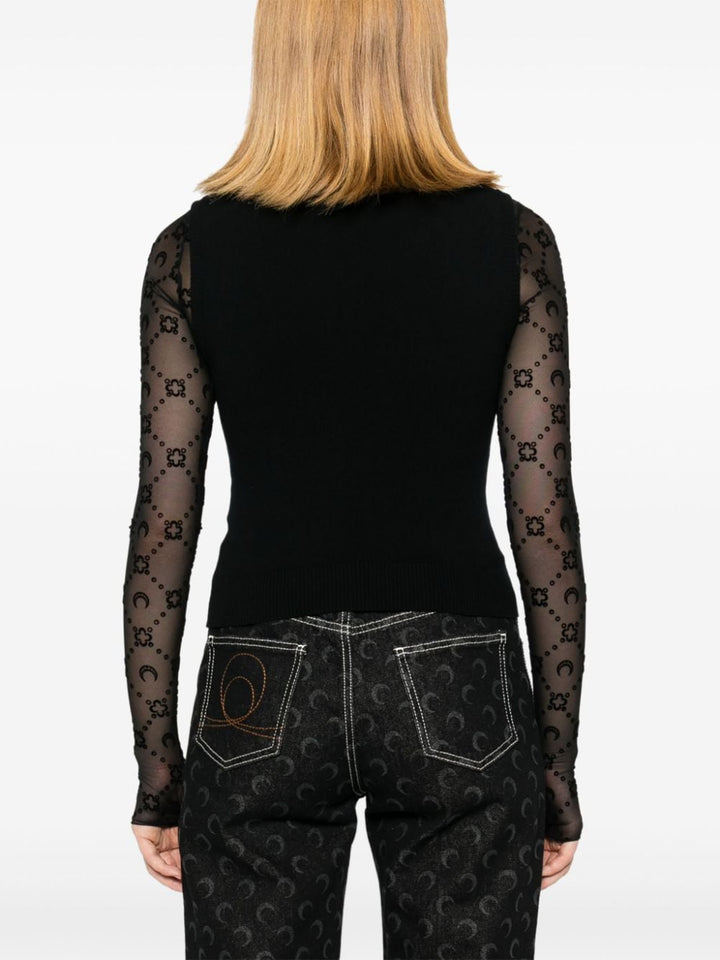 Marine Serre Top - Blacks and greys | 7fe57ff6402c1d652dfda46e0dc5935dfd6575ee