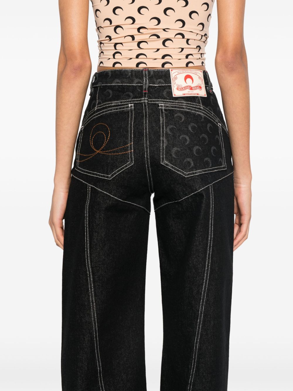 Marine Serre Jeans - Blacks and greys | 1fe396bfdd9c364eaaeb21c4d994665ea439caac