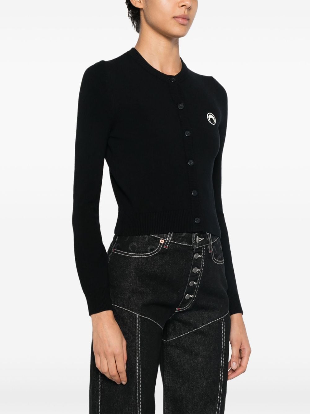 Marine Serre Sweaters - Blacks and greys | 4fda610e8645b24a39b795b5040024e4a107036b