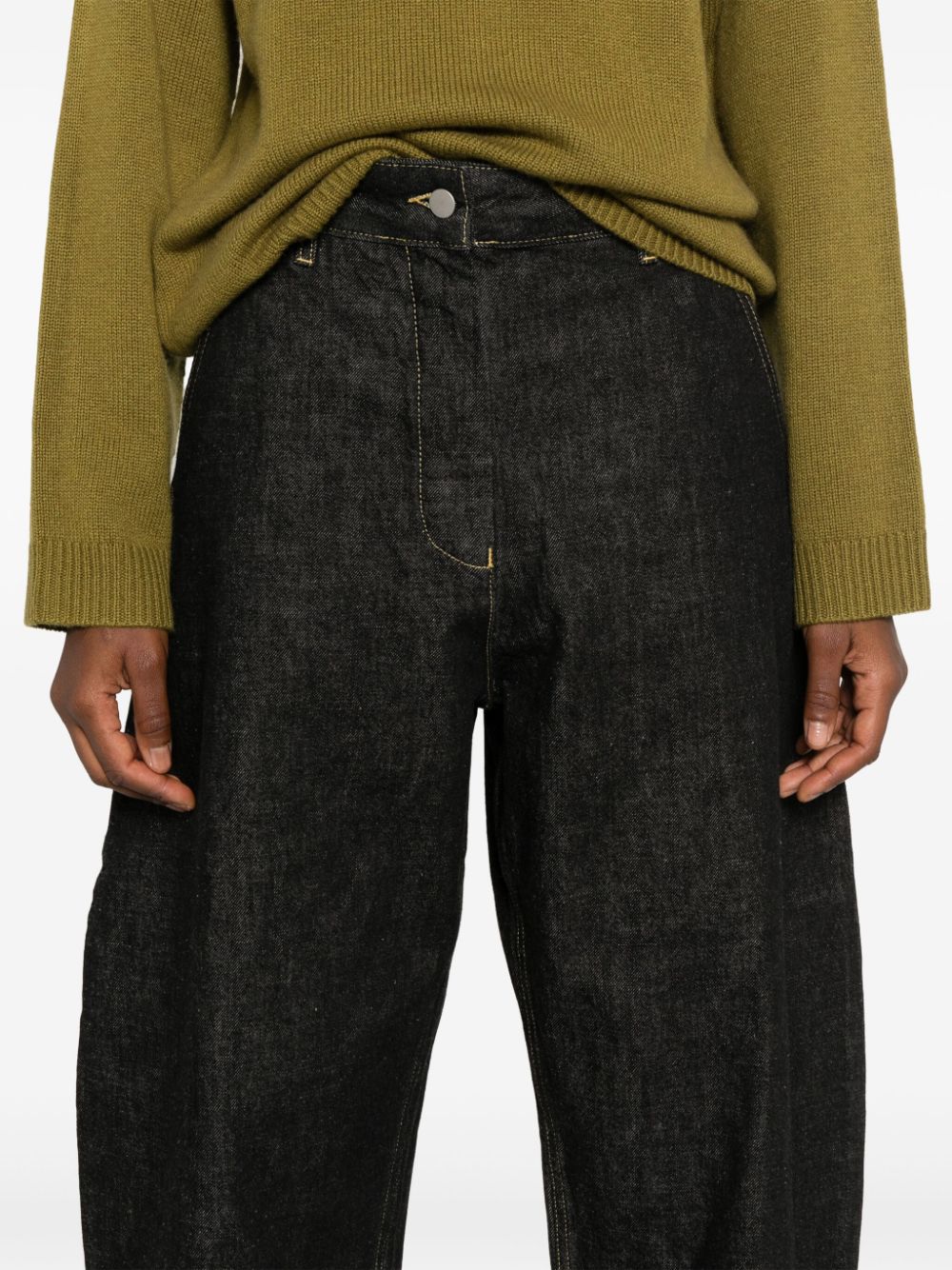 Studio Nicholson Pre Jeans - BLACK | 0c6091a7711e29b2bcf29bc3054c86657e2e8e54