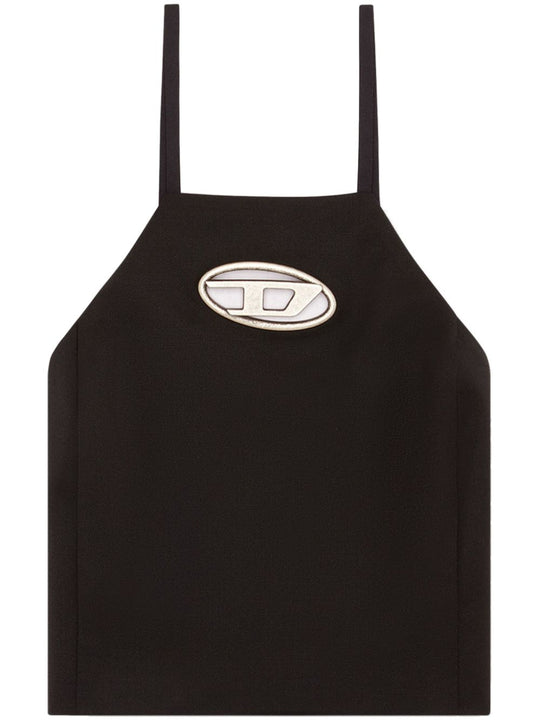 Wool Blend Cut-Out Top