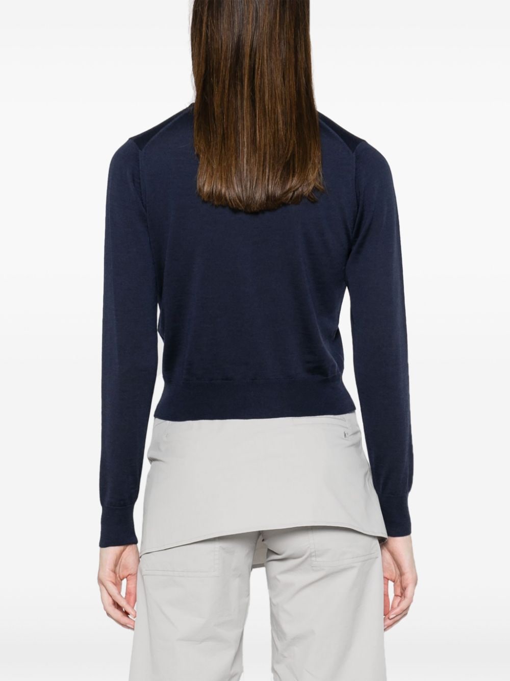 Maison Kitsune' Sweaters - Blue and green | 24372d26168f9d31a7b5d9099937cbd36e1a79cd