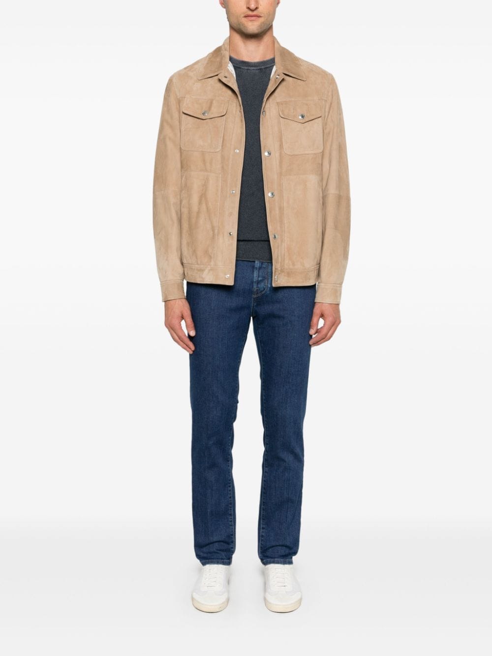 Jacob Cohen Sweaters - Blue and green | 518607a6b4d3710bea29988ab99137ece2ea9607