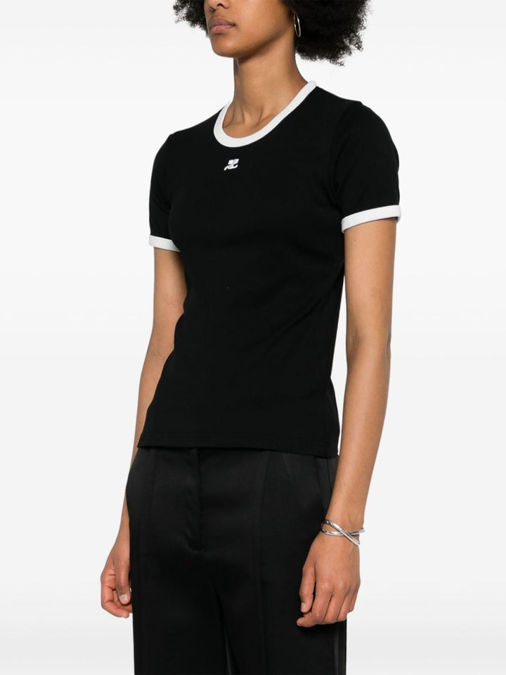 Courreges Pre T-shirts and Polos - Blacks and greys | 74fe9f128b371af3297a286d96375ba793741014